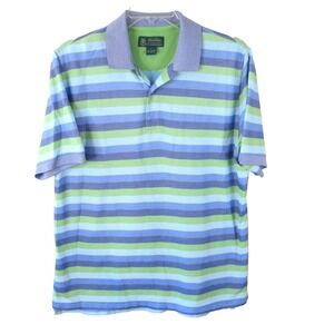 Brooks Brothers St Andrews Links Short‎ Sleeve Polo Golf Shirt Men's Large